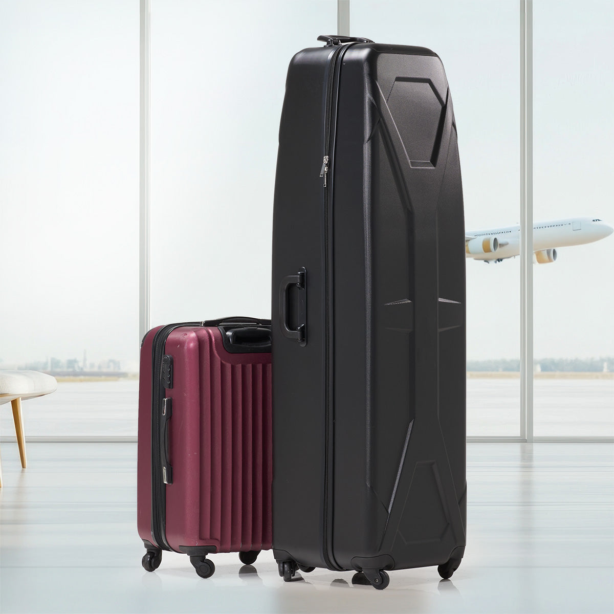 Hard Sided Golf Travel Case with Wheels