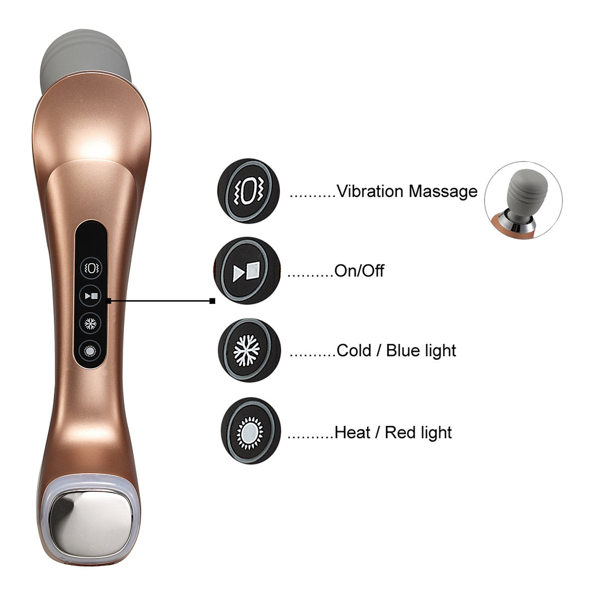 Cordless Hot and Cold Beauty Massager - image 8