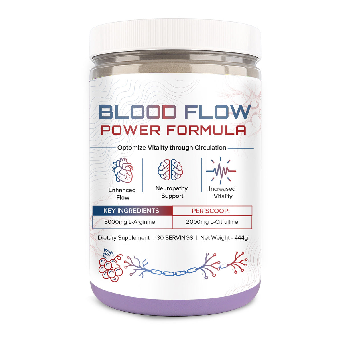 Blood Flow Power Formula Drink Powder