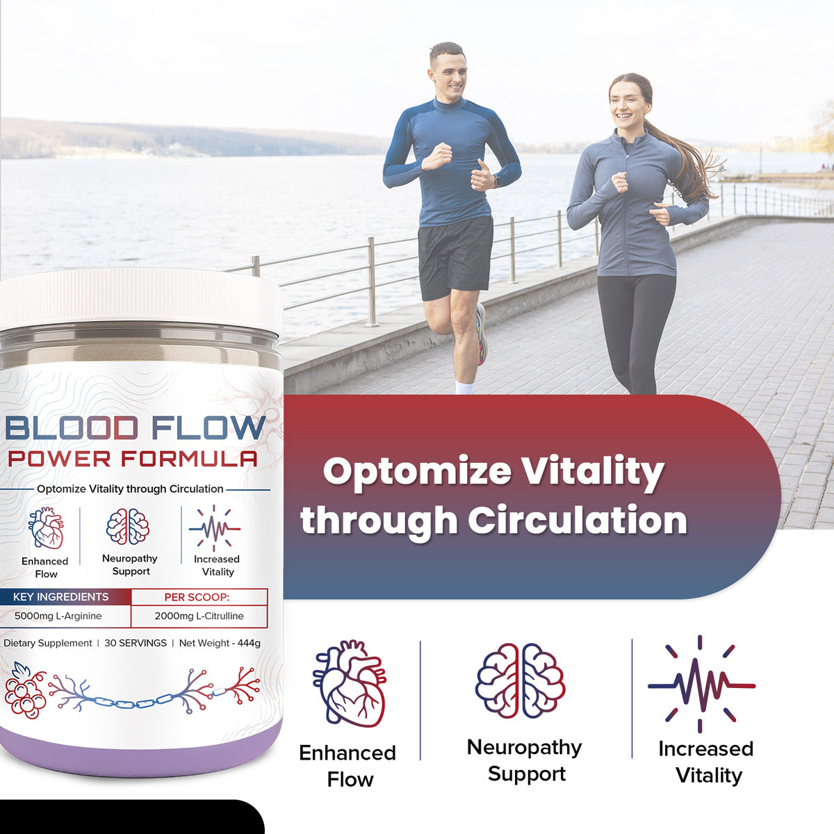 Blood Flow Power Formula Drink Powder - image 2