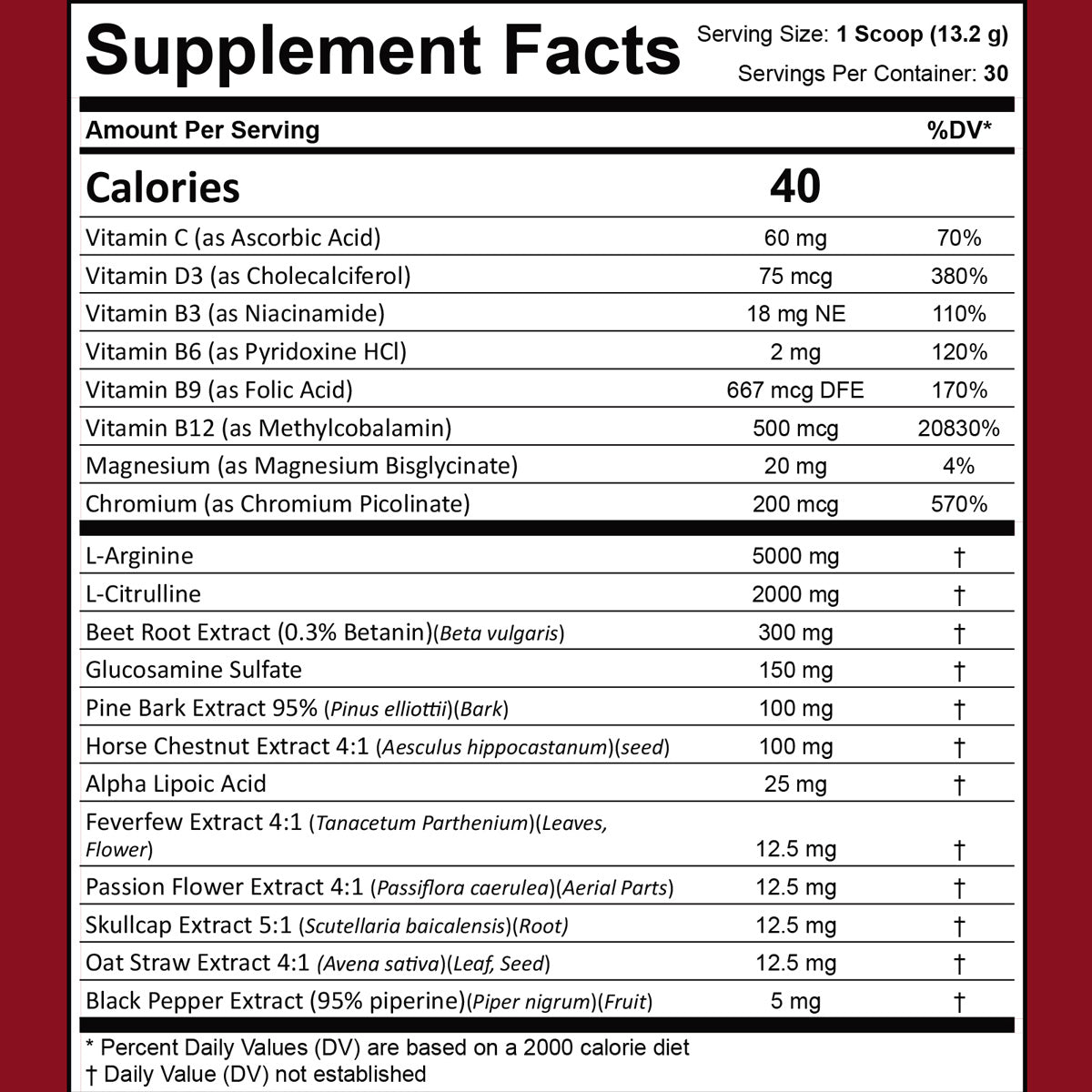 Blood Flow Power Formula Drink Powder - image 7