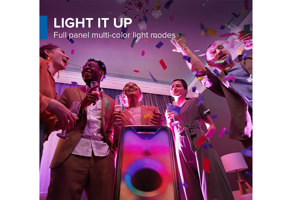 Bluetooth Party Speaker with LED Lights - image 2