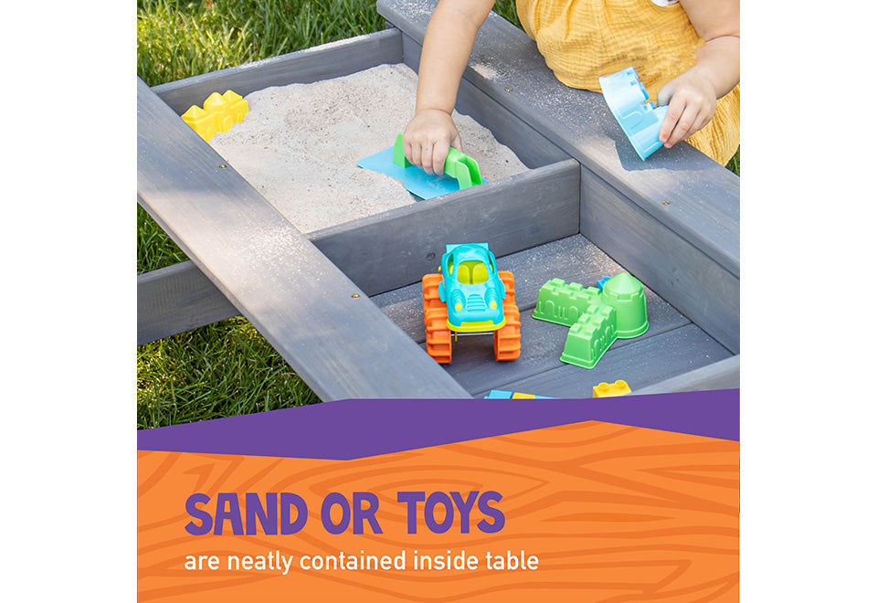 Convertible Sandbox with Table - image 3
