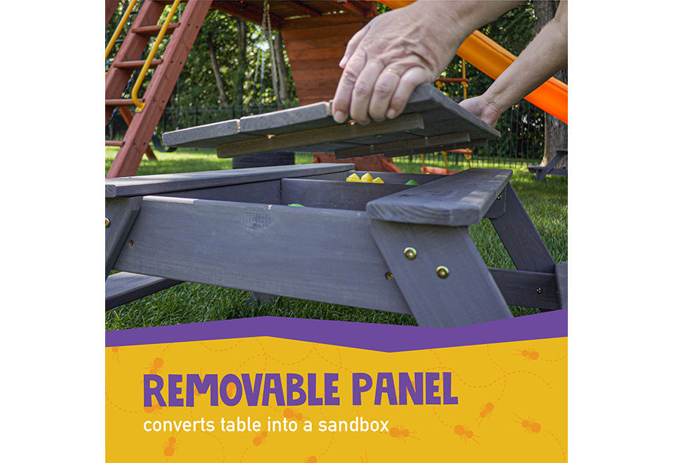 Convertible Sandbox with Table - image 4