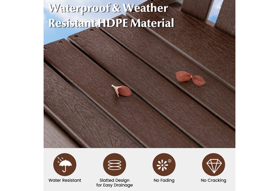 Patio Chair with Armrest and Footrest - image 4