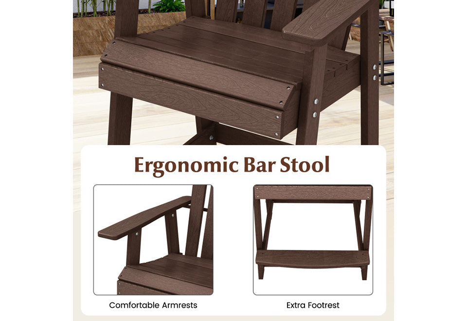 Patio Chair with Armrest and Footrest - image 5