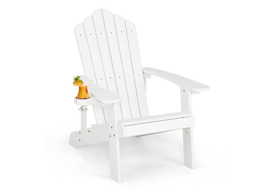 Weather Resistant Outdoor Adirondack Chair with Cup Holder - image 22