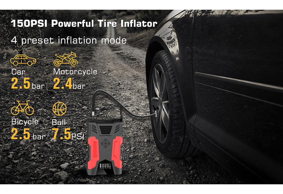 Car Jump Starter with Air Compressor - image 4