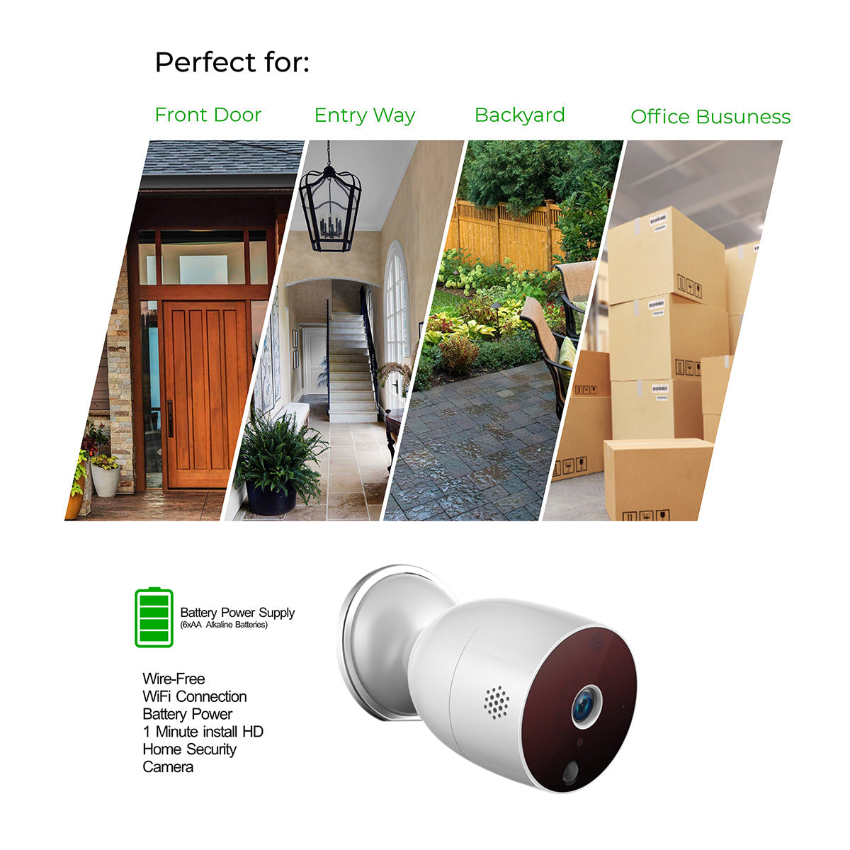 Wireless 1080P Outdoor Smart Security Camera - image 4