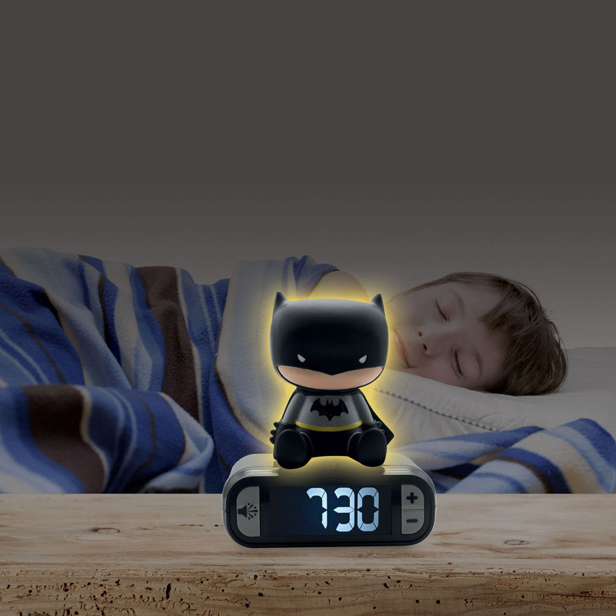 Batman Digital Alarm Clock with Nightlight