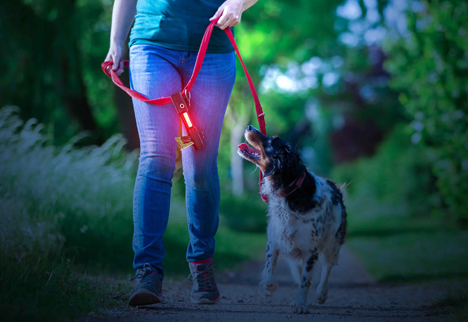 LED Tactical Flashlight and Pet Waste Bag Dispenser - image 3