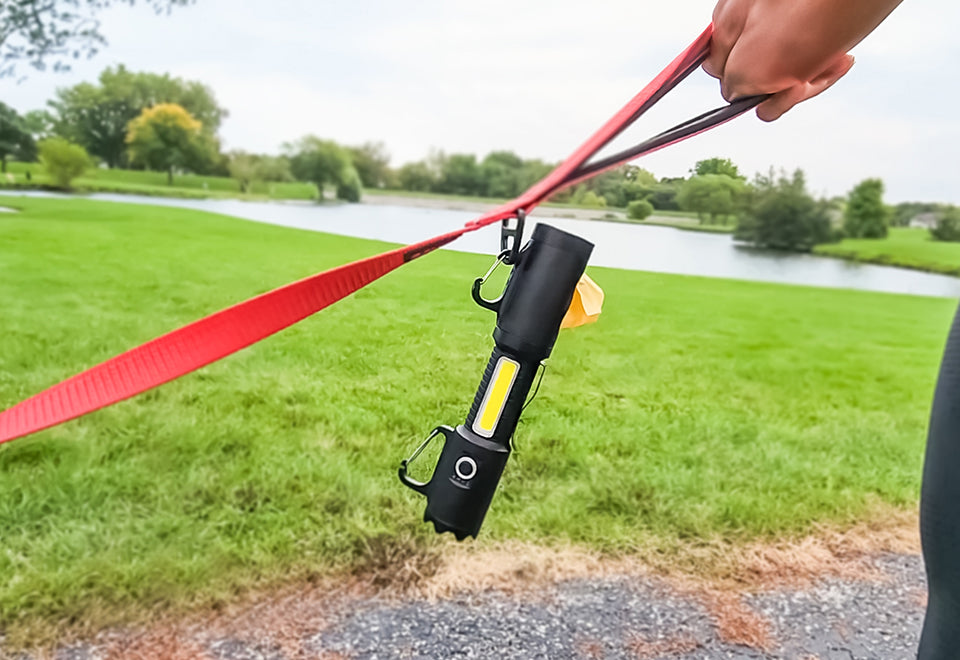 LED Tactical Flashlight and Pet Waste Bag Dispenser - image 7
