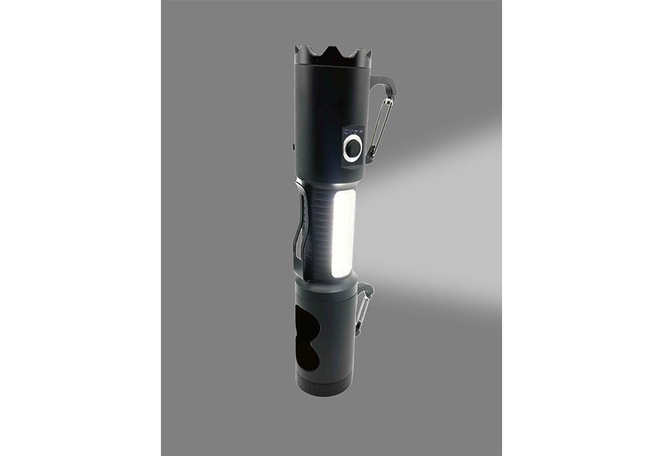 LED Tactical Flashlight and Pet Waste Bag Dispenser - image 8