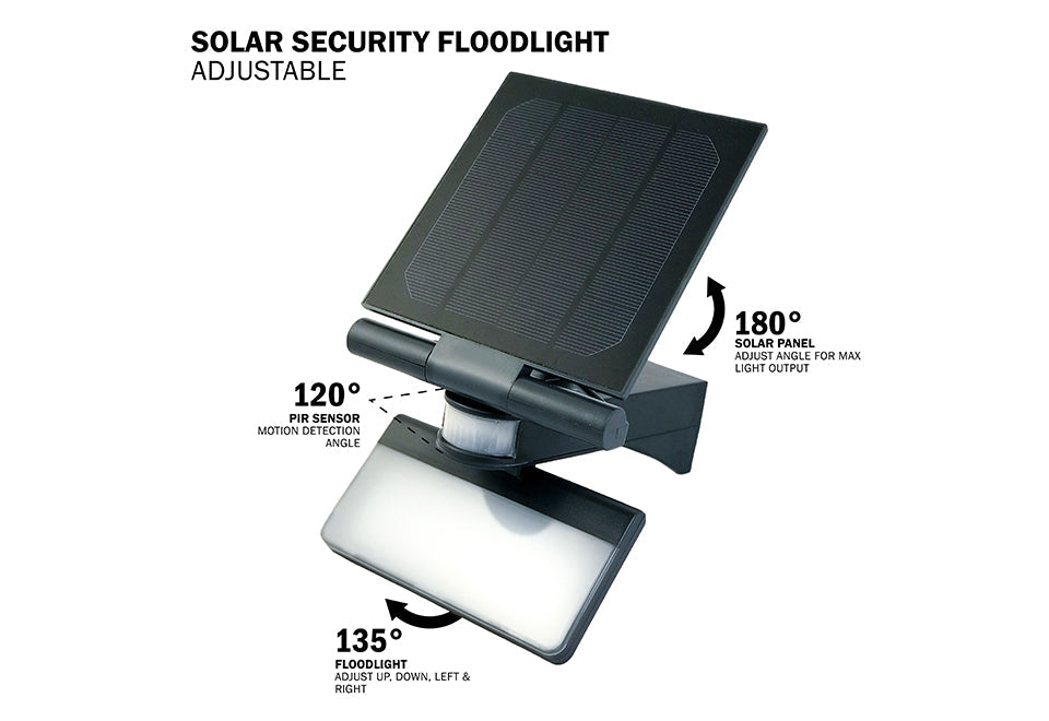 Motion Activated LED Solar Powered Flood Light - image 3