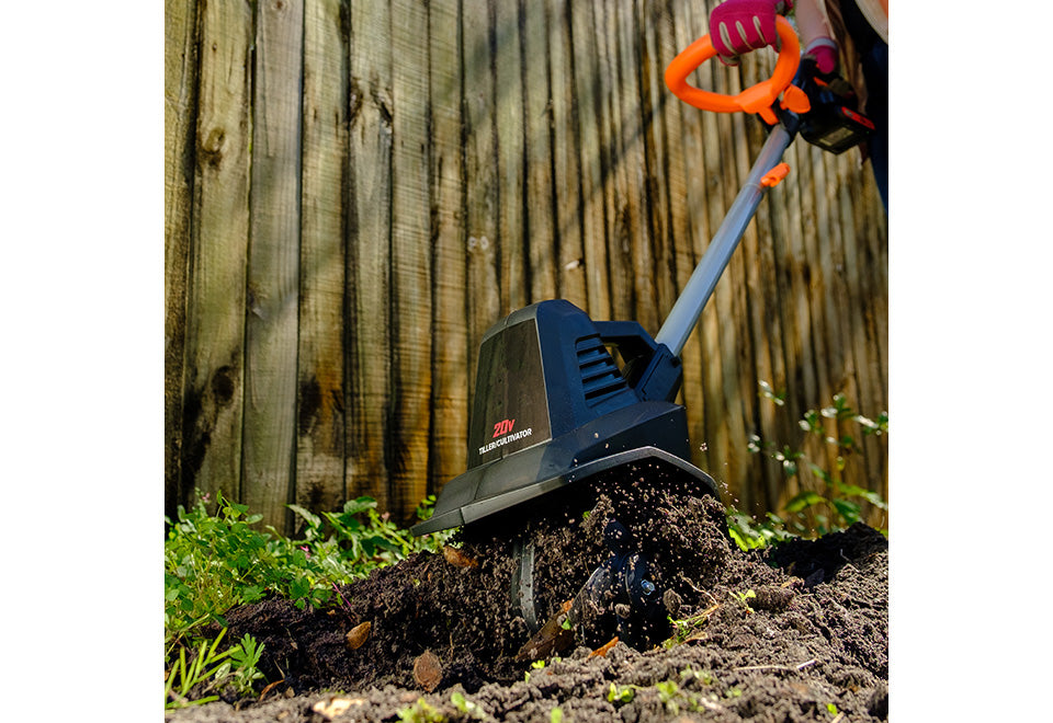 20-Volt 7.5'' Cordless Garden Tiller Cultivator - image 3