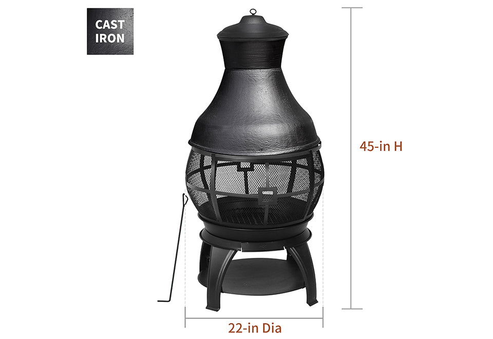 45'' Cast Iron Chiminea - image 7