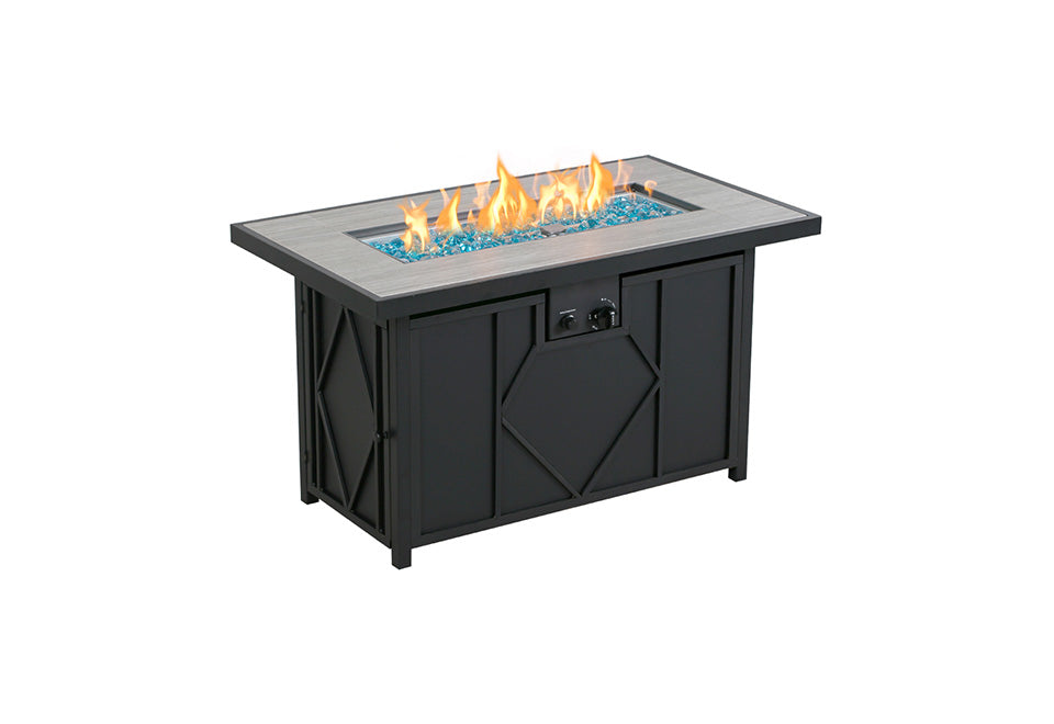 60,000 BTU Rectangular Propane Fire Pit - image 2