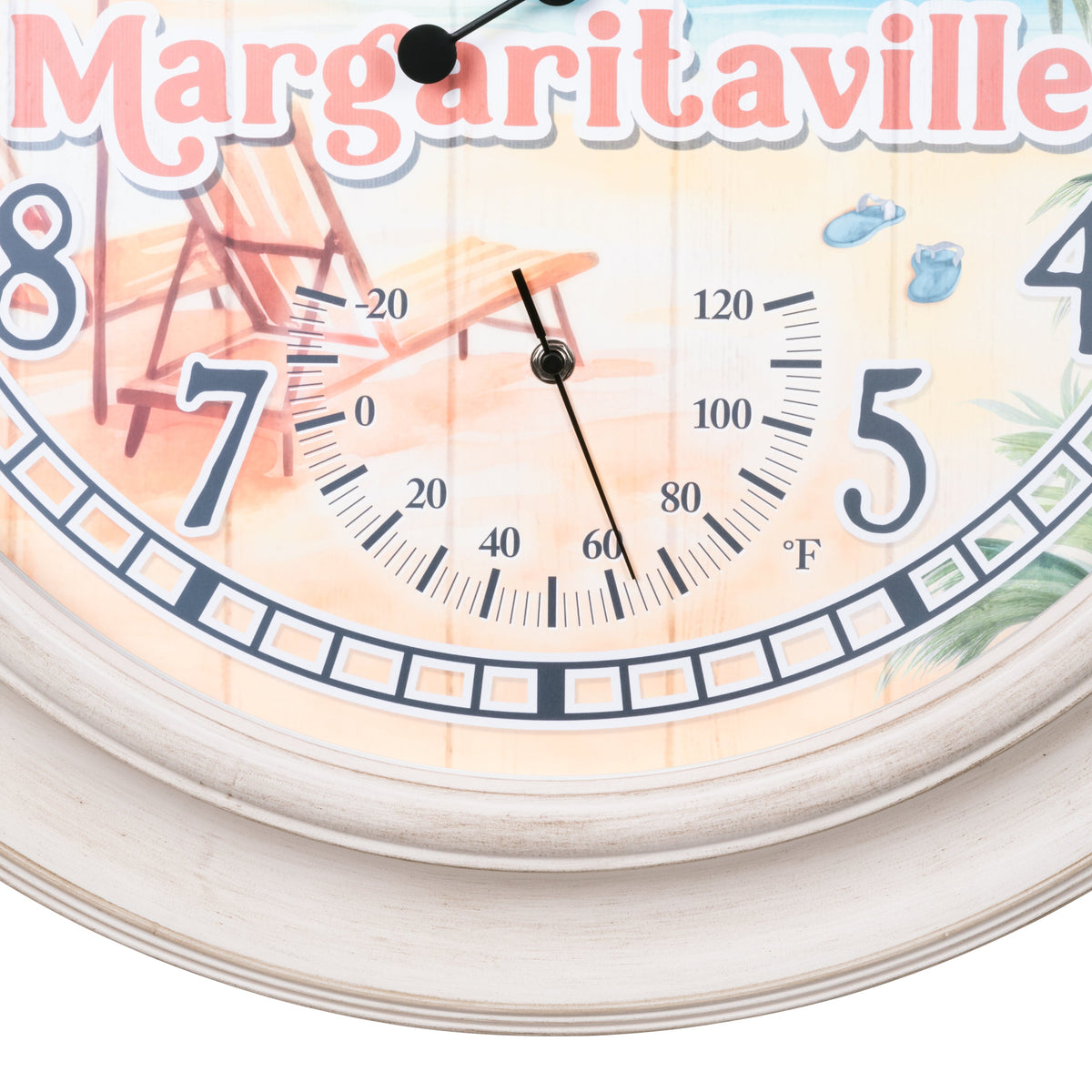Margaritaville Indoor/Outdoor Wall Clock with Temperature - image 7