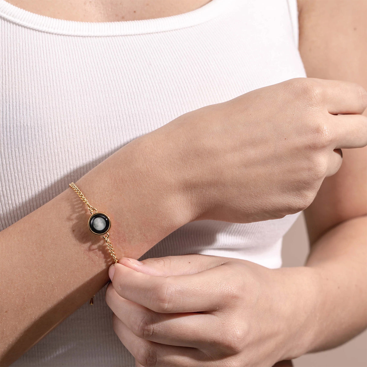 Personalized Choose Your Moon Phase Pallene Bracelet