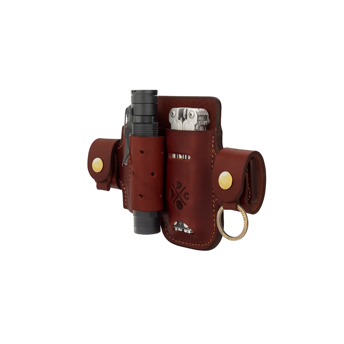 Leather Multitool Action Snap Belt Sheath - image 29