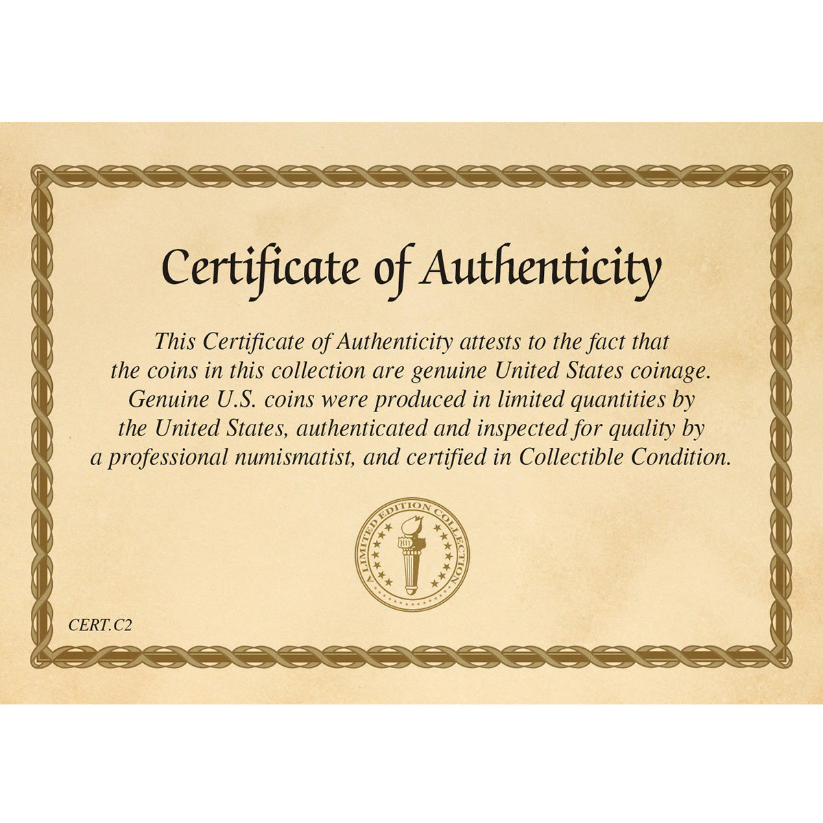 7''x9'' Future President 5 Coin Frame - image 2