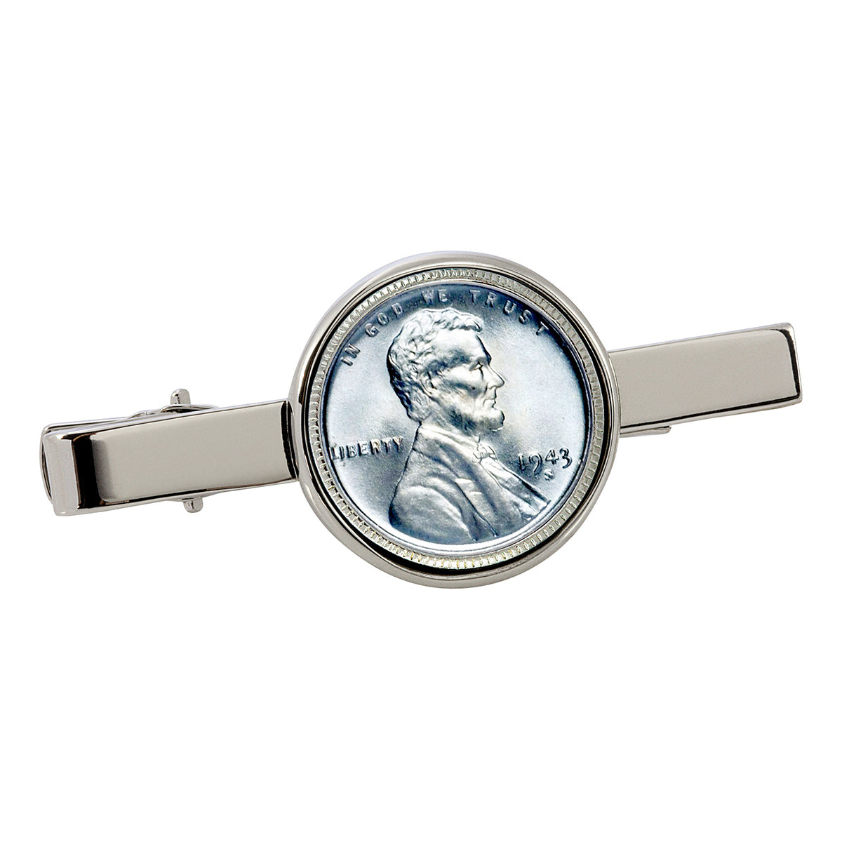 1943 Lincoln Steel Penny Tie Clip