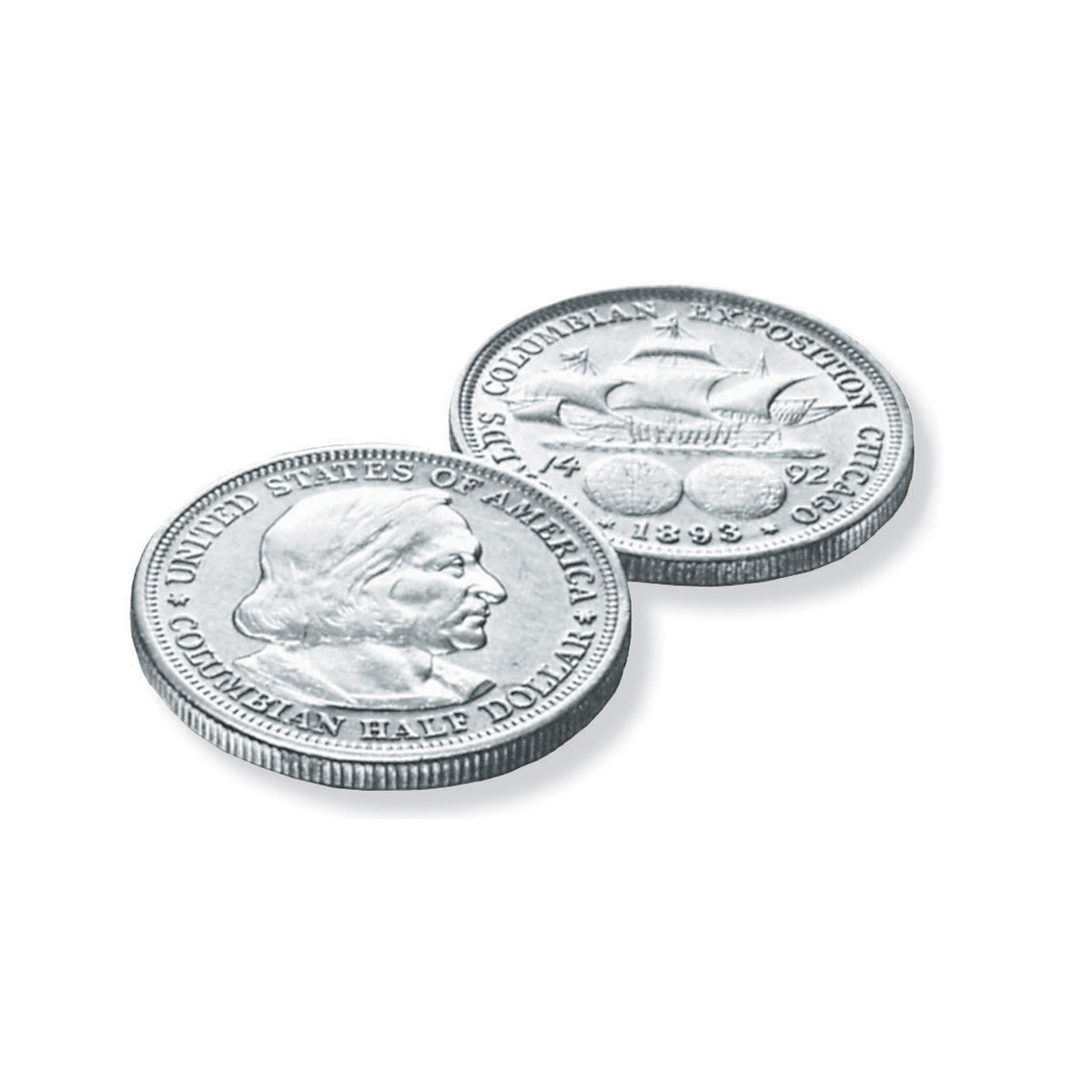 Columbian Exposition Silver Half Dollar Commemorative Coin
