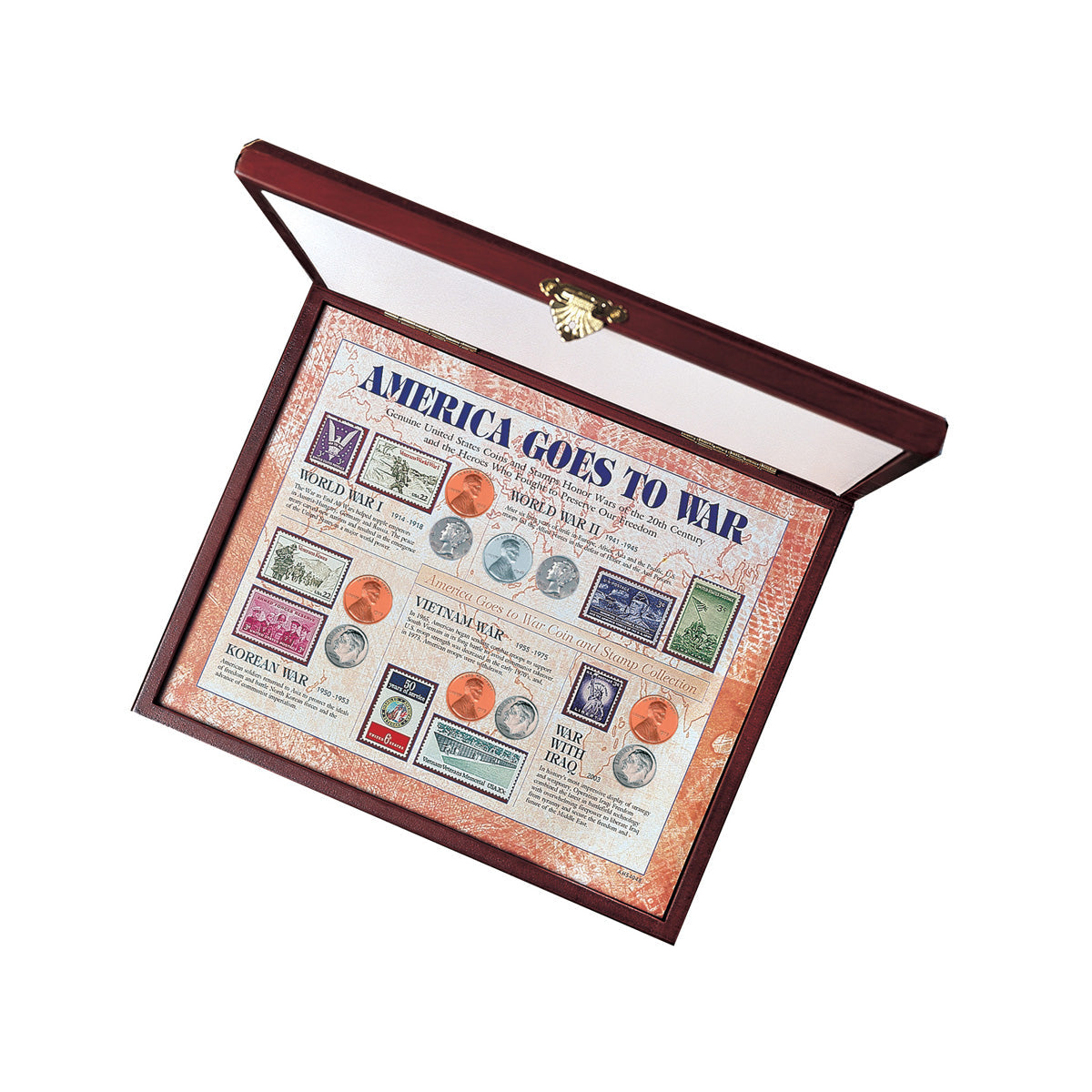 America Goes to War U.S. Mint Coin and Stamp Collection