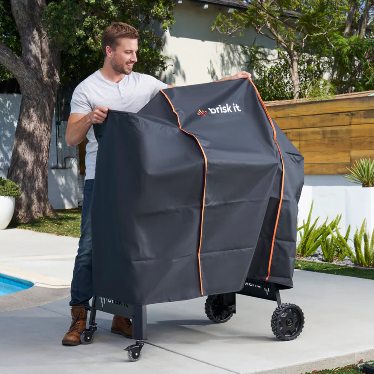 Grill Cover for Smart Wood Pellet Smoker Grill