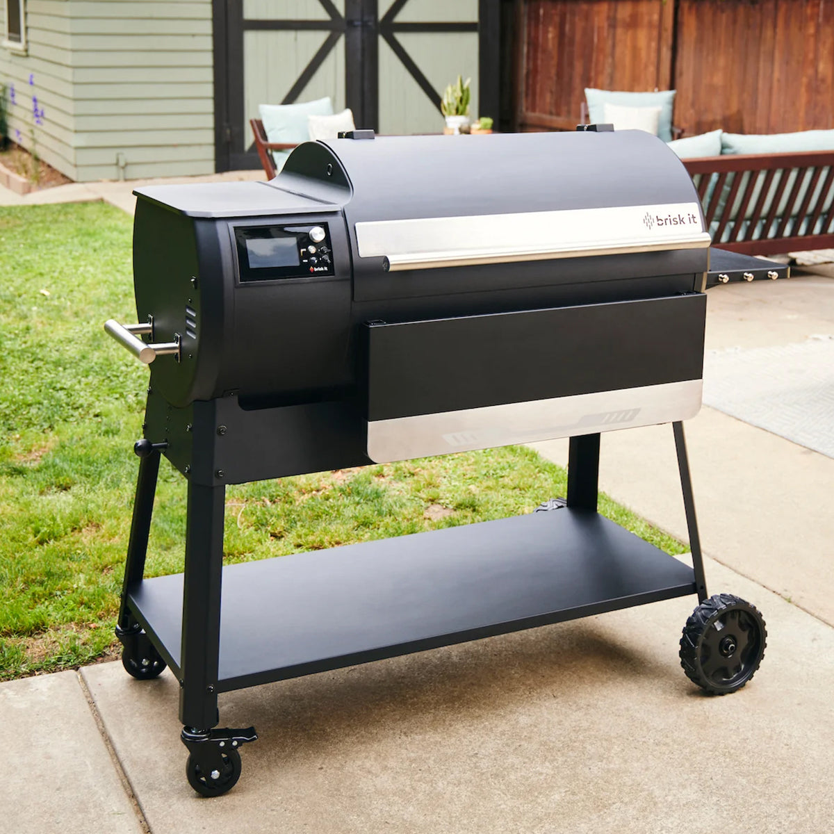 Front Folding Shelf for Smart Wood Pellet Smoker Grill