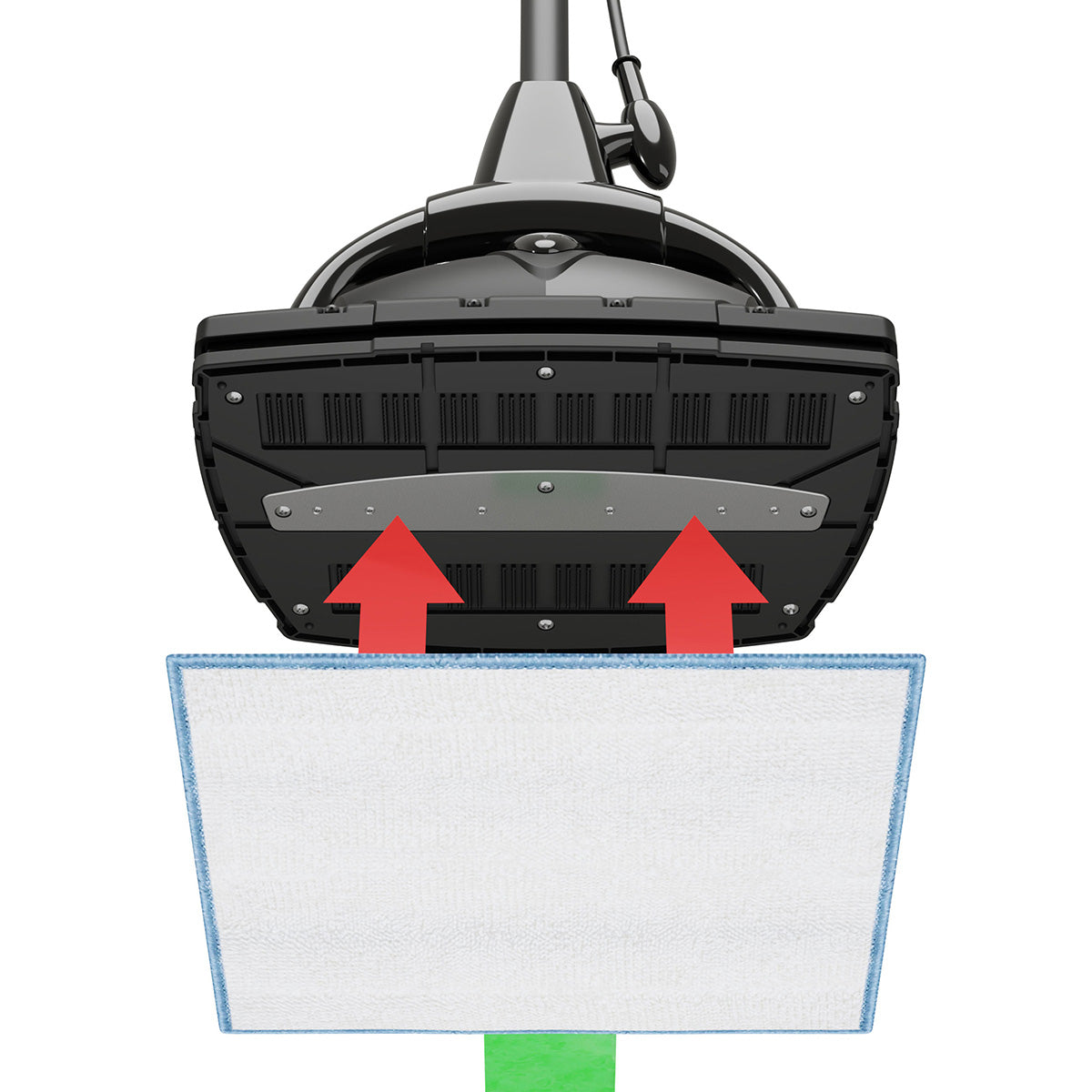 3-Ply Microfiber Floor Pads for Vapour Steam Mops (Set of 2) - image 2