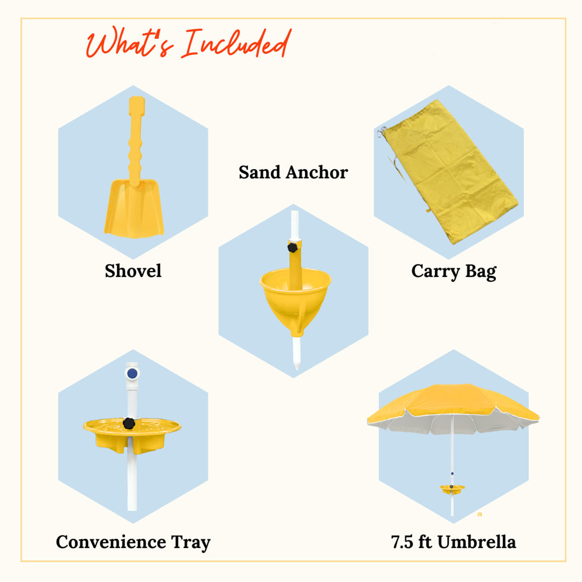 All-in-One Anchor Table Beach Umbrella - image 22