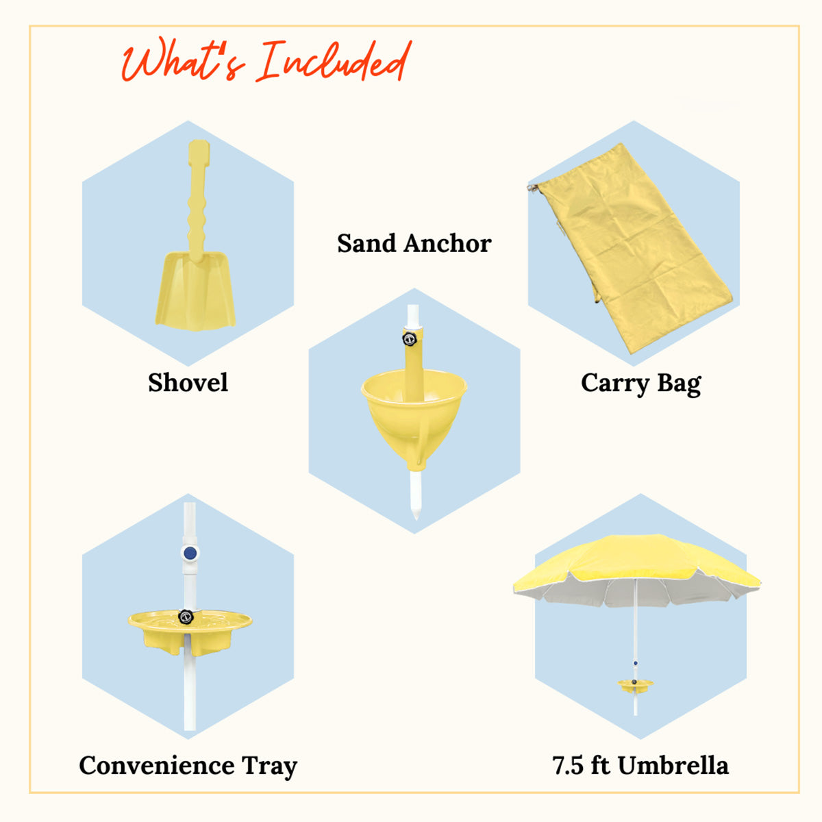 All-in-One Anchor Table Beach Umbrella - image 28