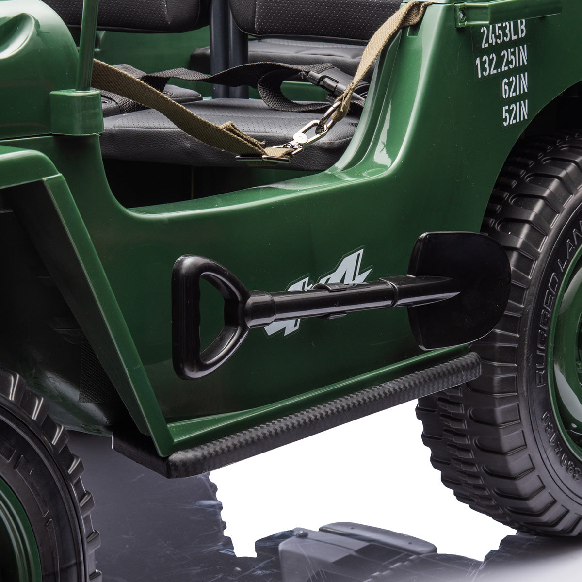 24V Military Willy Jeep Ride-On - image 12