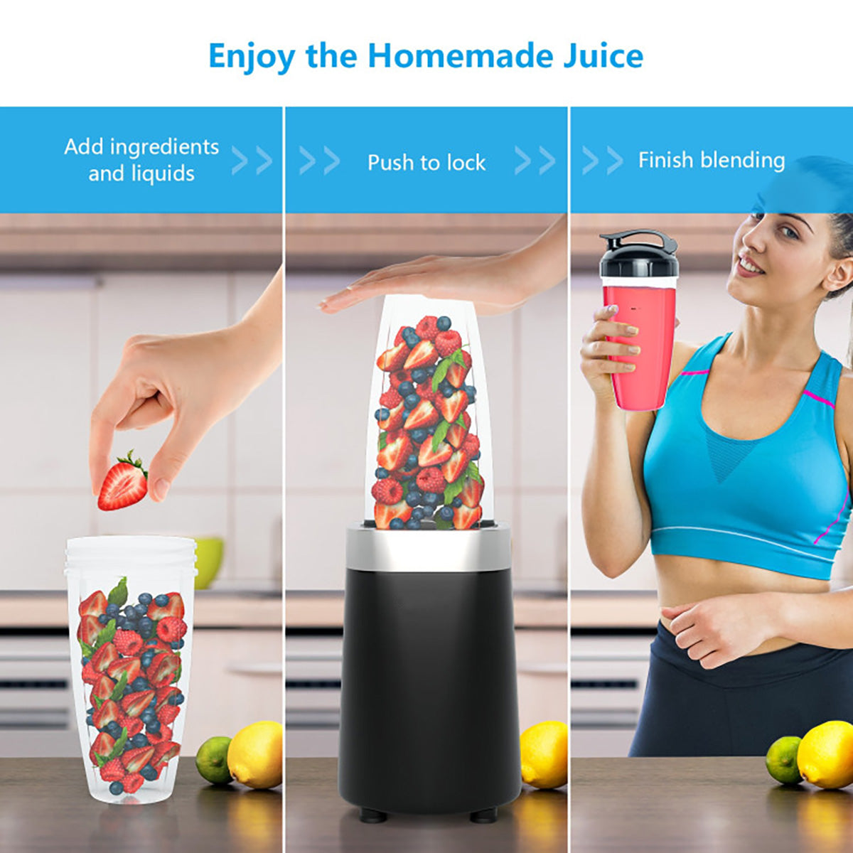 High-Powered Portable Blender - image 3