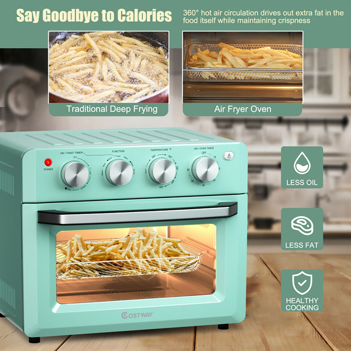 7-in-1 Convection Air Fryer Toaster Oven - image 4