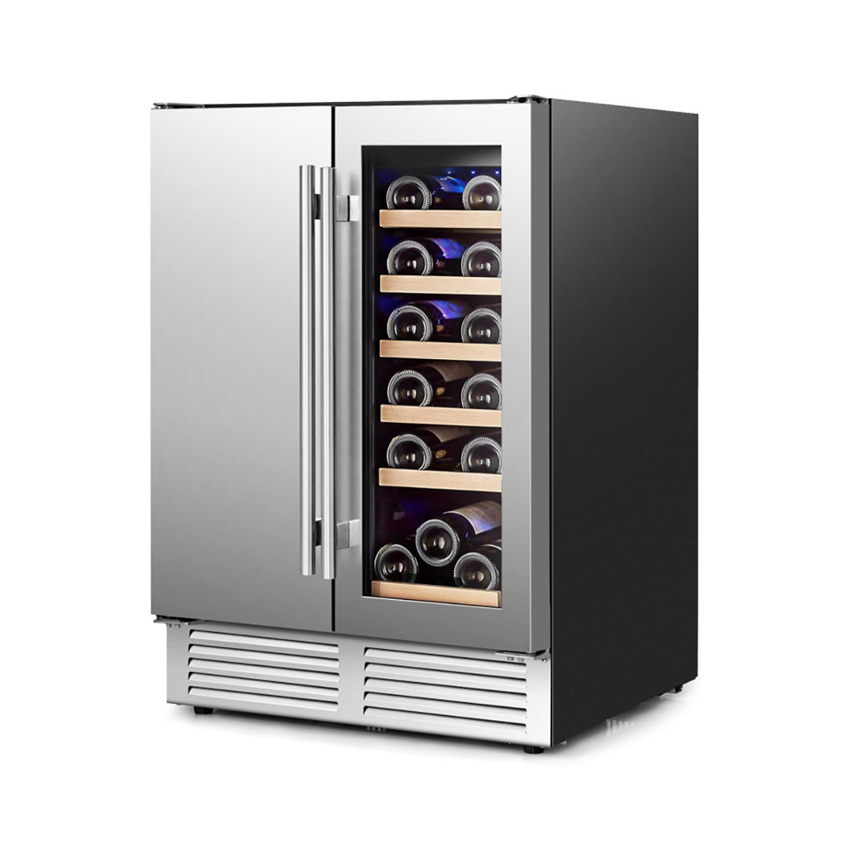 2-in-1 Dual Zone Beverage and Wine Cooler - image 10