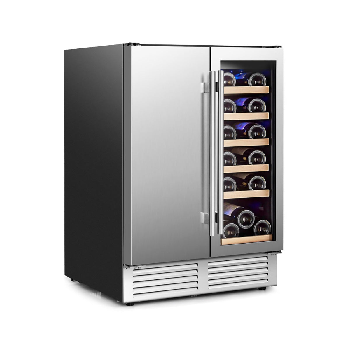 2-in-1 Dual Zone Beverage and Wine Cooler - image 2
