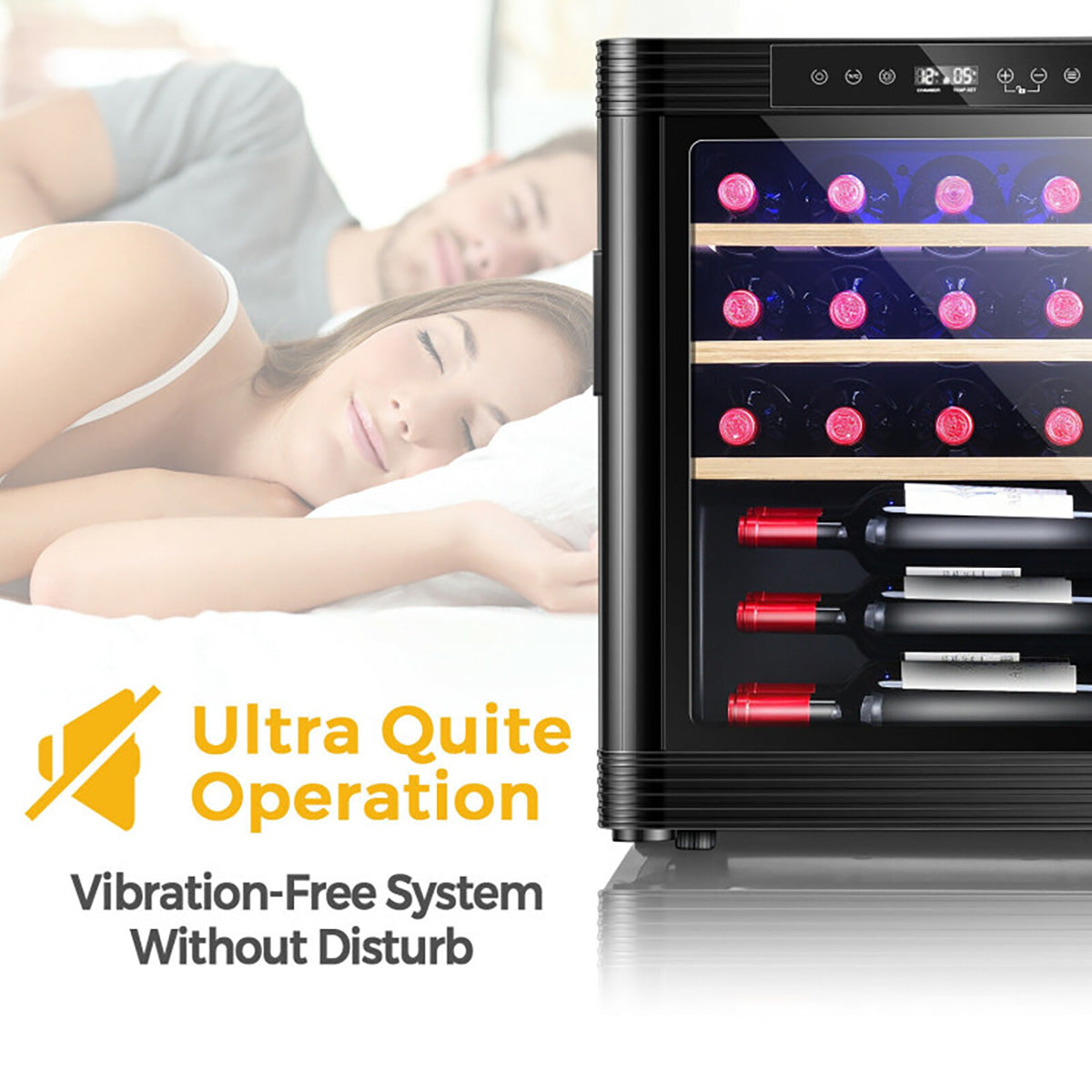 21 Bottle Compressor Wine Cooler Refrigerator - image 8