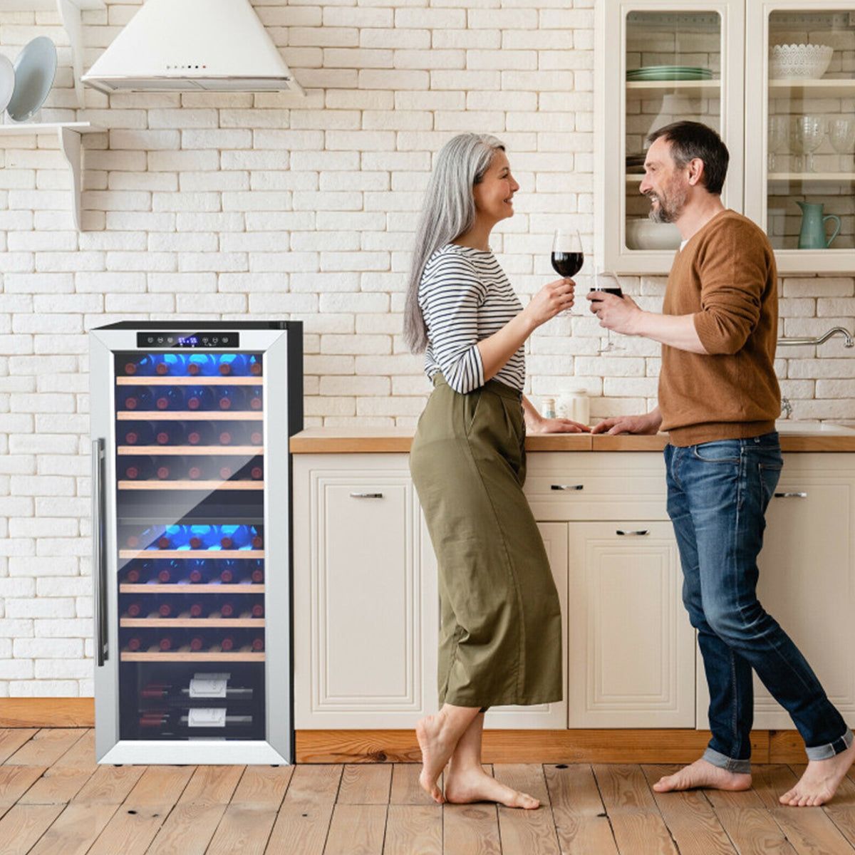 Dual Zone 43 Bottle Wine Cooler Refrigerator - image 10