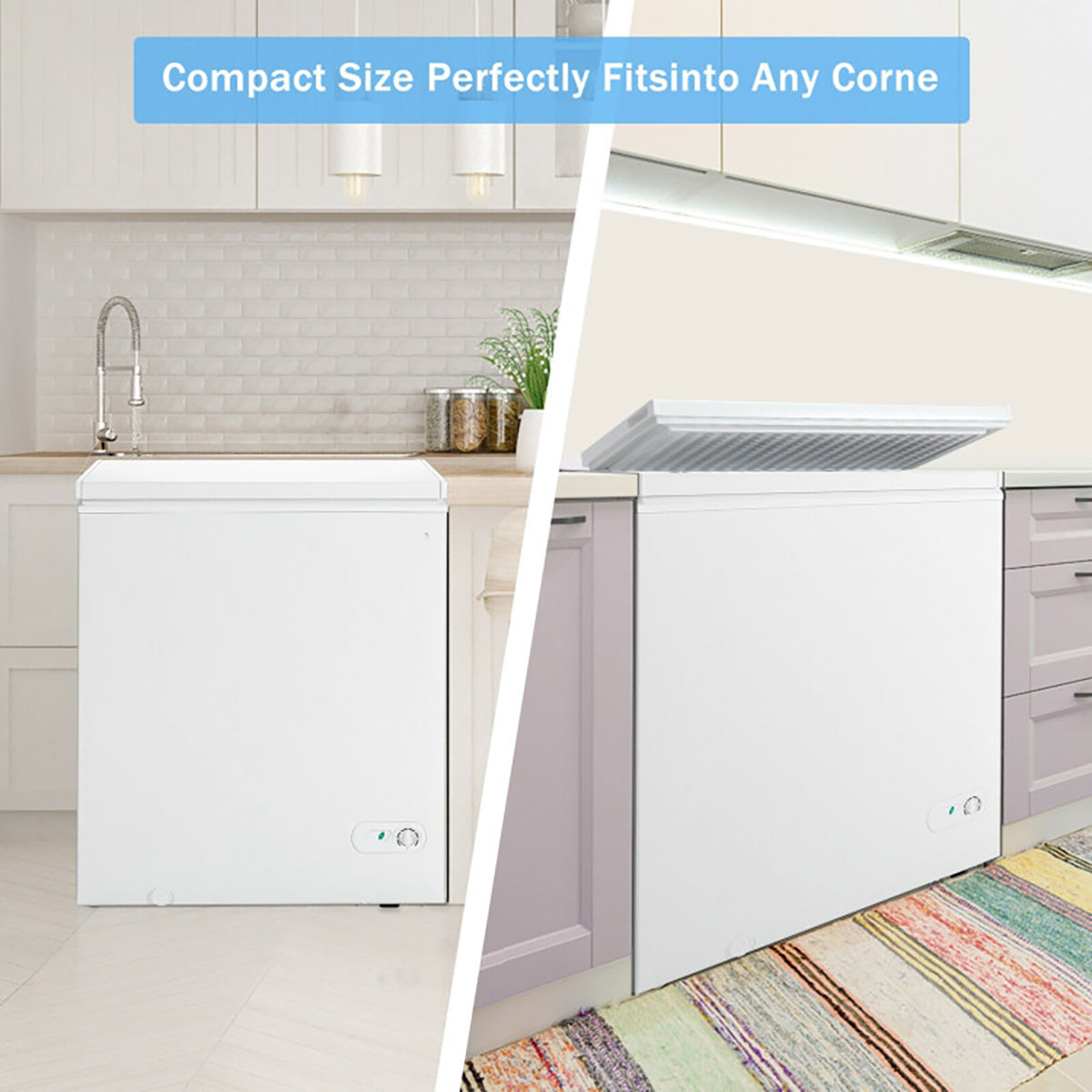 5 Cu. Ft. Chest Freezer with 3 Removable Storage Baskets - image 10