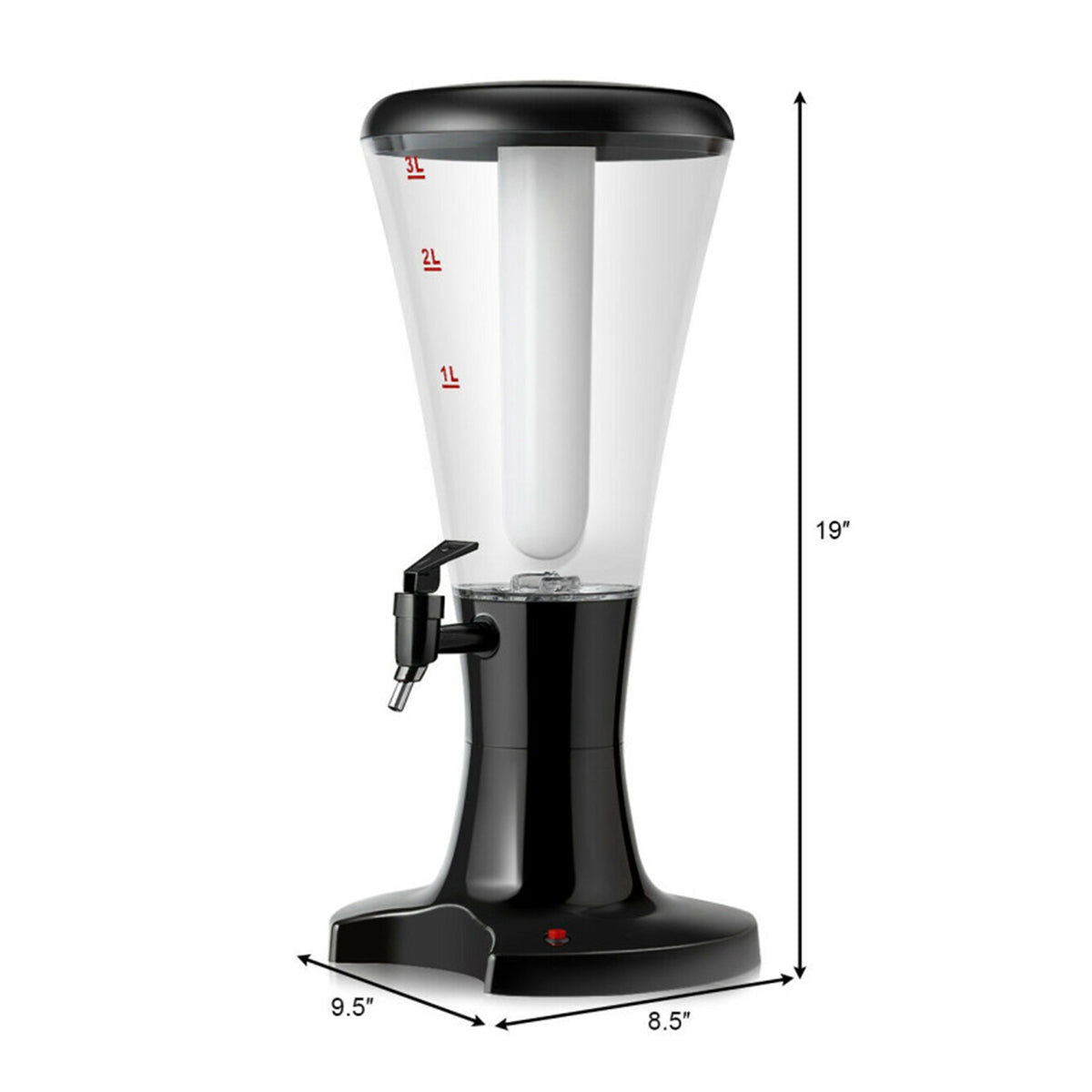 Draft Beer Tower Dispenser with LED Lights (Set of 2) - image 7