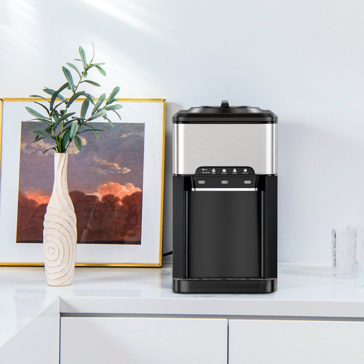 3-in-1 Water Cooler with Built-In Ice Maker - image 9
