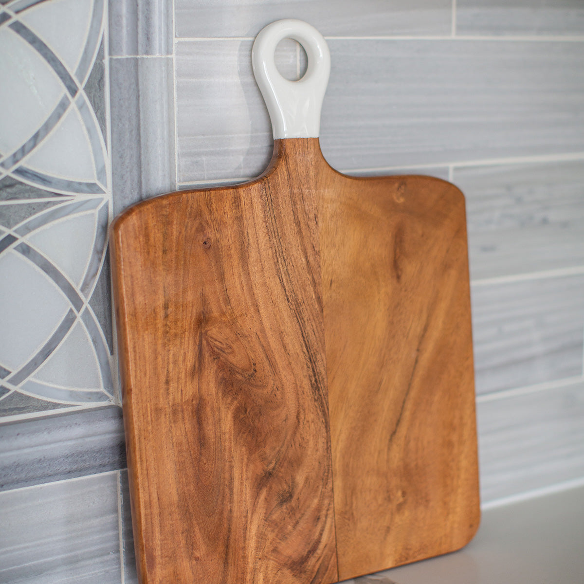 9-Piece Acacia Wood Charcuterie Board Set - image 7
