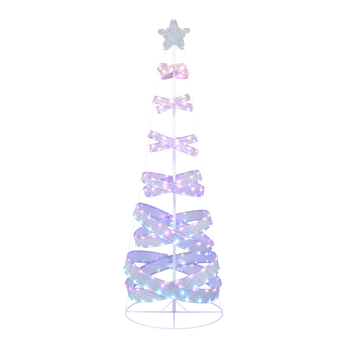 7' Pre-Lit Spiral Christmas Tree Decoration - image 2