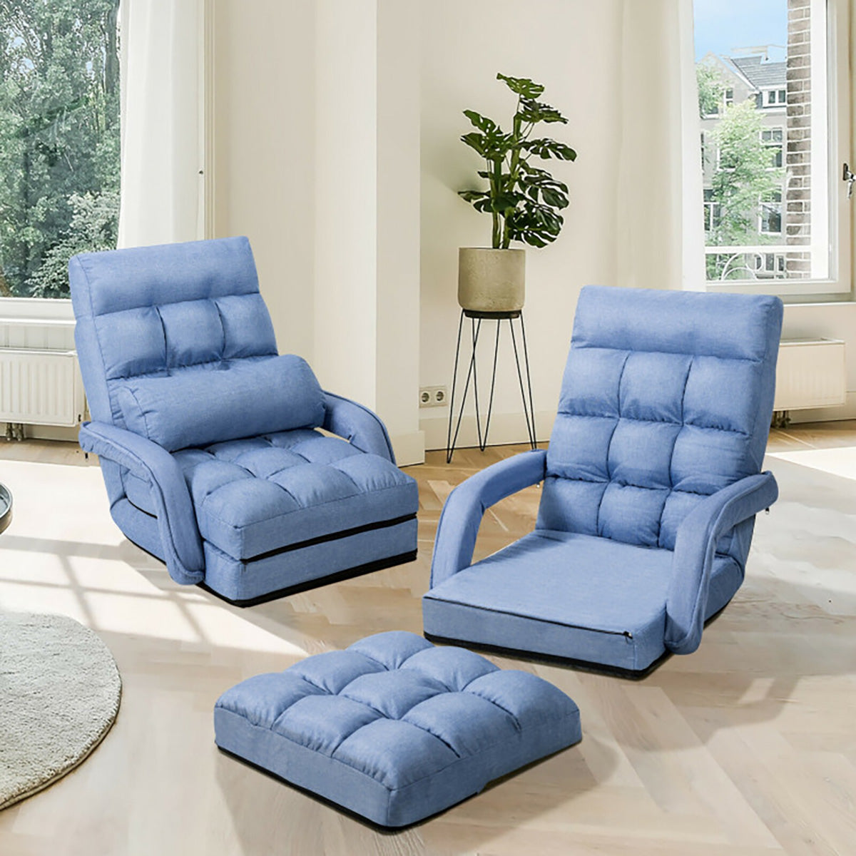 Folding Floor Chair Sofa Bed