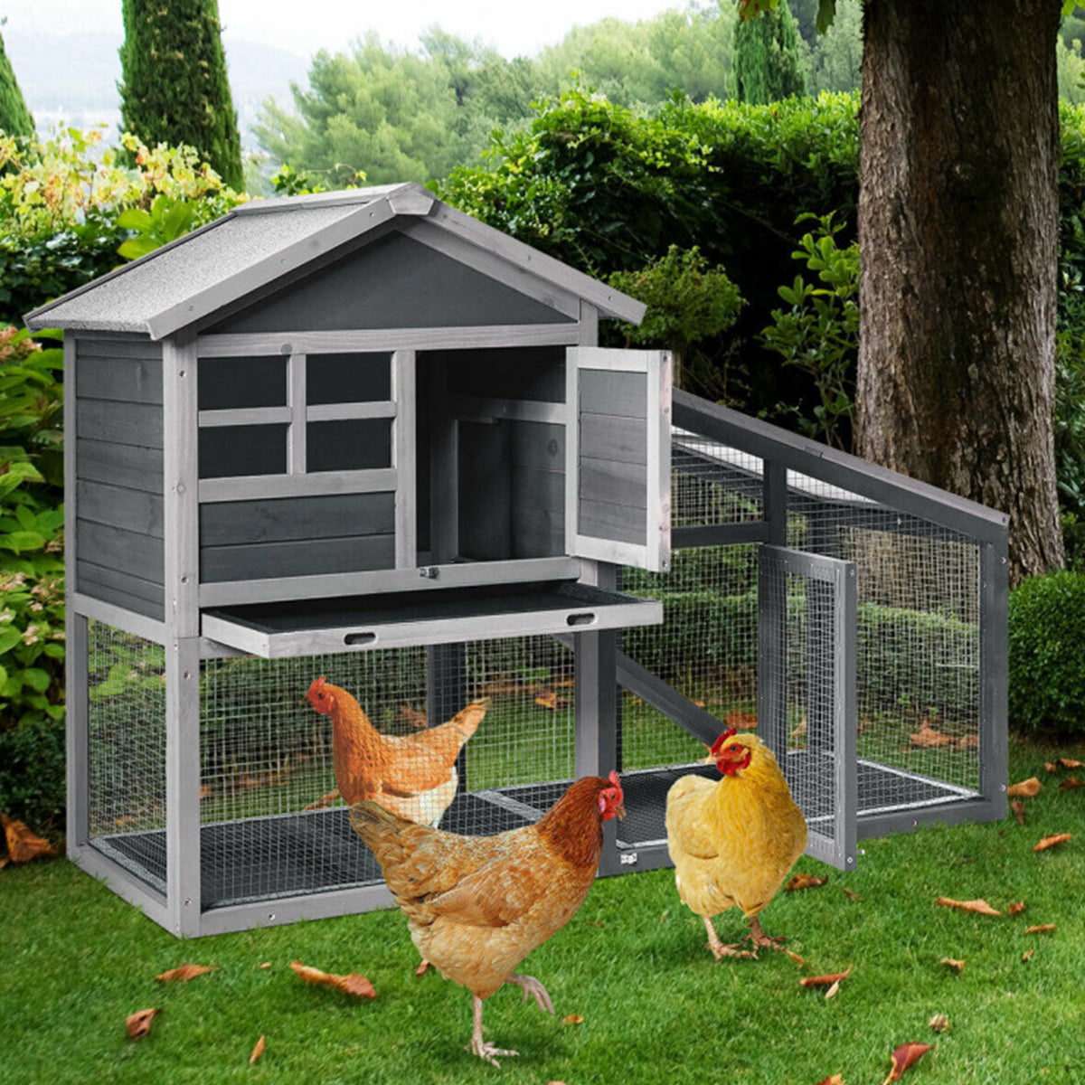 56.5’’ Wood Small Animal Hutch