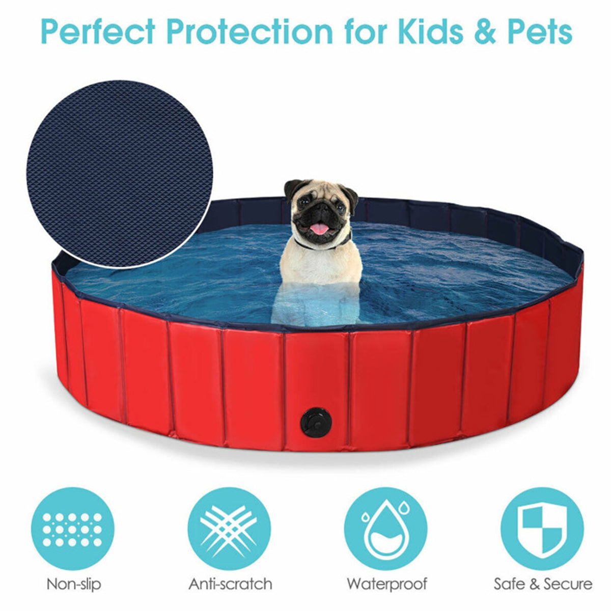 63'' Foldable Leakproof Pool - image 12
