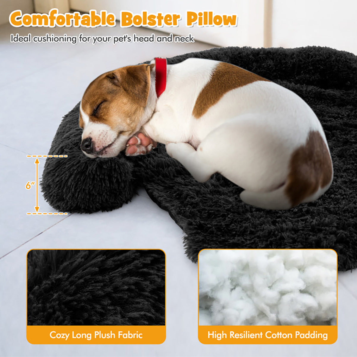 Calming Dog Couch Bed with Anti-Slip Bottom - image 4