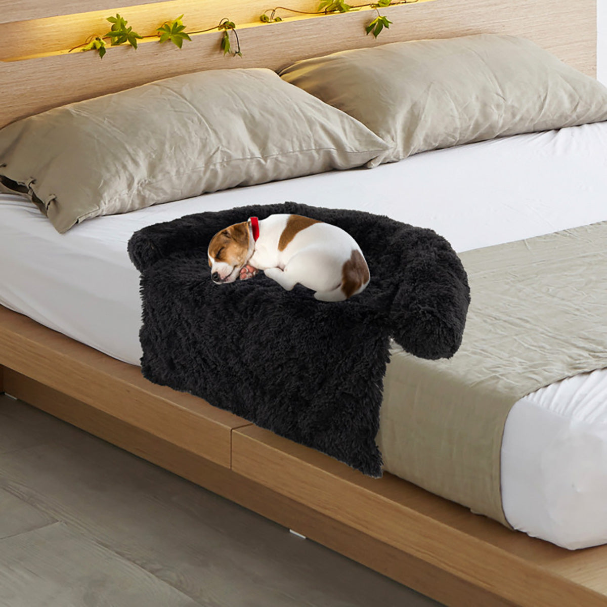 Calming Dog Couch Bed with Anti-Slip Bottom - image 8